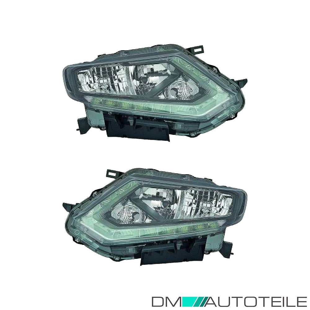 Scheinwerfer Depo H11/H9/LED SET passt für Nissan X-TRAIL T32 ab 14-17