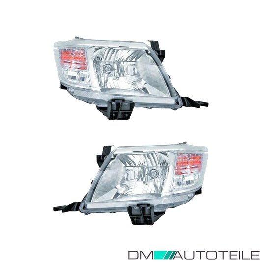 Scheinwerfer Depo H4 SET passt für Toyota Hilux VII Pick-up (KUN/N1) ab 11-15