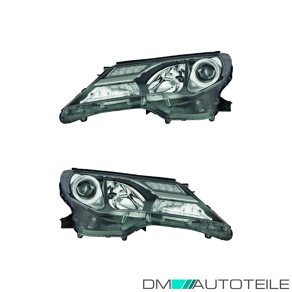 Scheinwerfer LED schwarz D4S SET passt für Toyota RAV 4 IV (A4) ab 13-16