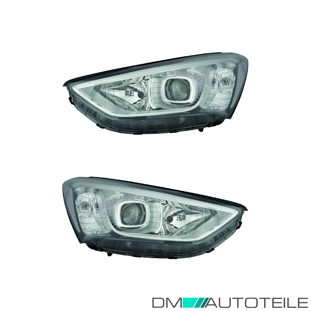 Scheinwerfer Depo LED H7/H7 SET passt für Hyundai Santa FÉ III (DM) ab 12-15