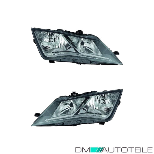 Scheinwerfer Depo H7 mit TGFL SET passt für Seat Leon 5F1/5F5/5F8 ab 12-20