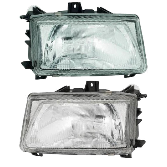 Hauptscheinwerfer SET H4 ohne Motor passt für Seat Ibiza II 93-96
