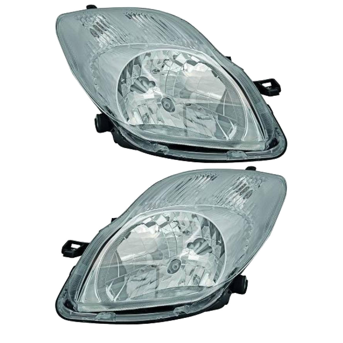 Hauptscheinwerfer Scheinwerfer SET H4 mit Motor passt für Toyota Yaris 09-11