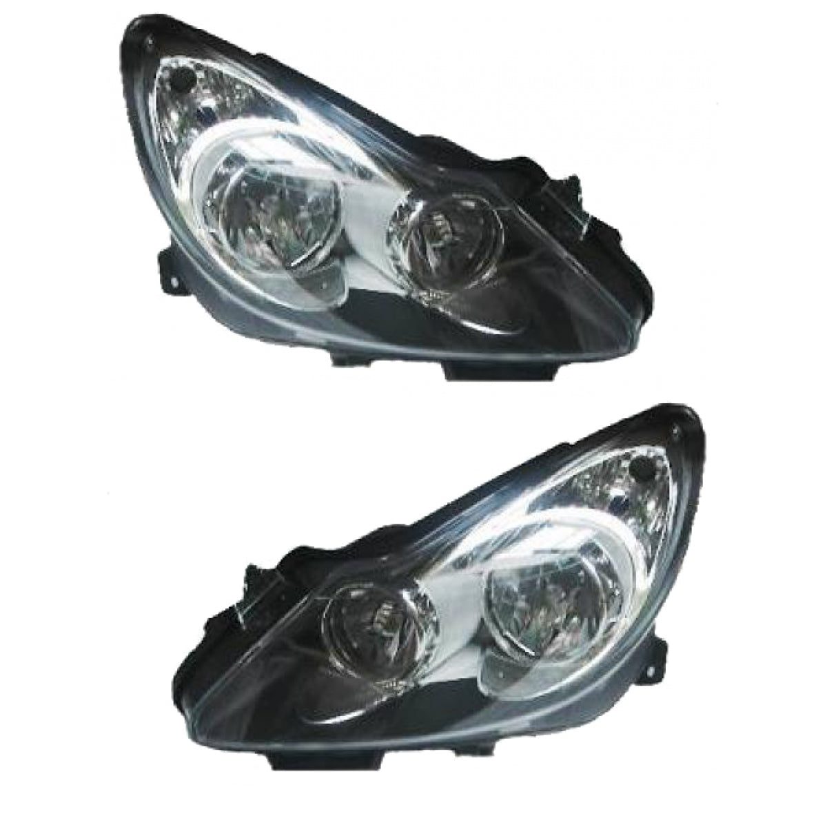 Hauptscheinwerfer SET H7/H1 passt für Vauxhall Corsa MK III (D) 06-11