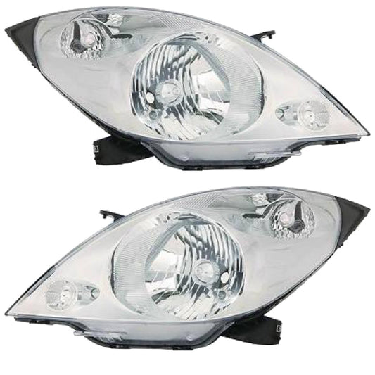 Hauptscheinwerfer SET H4 mit Motor passt für Chevrolet Spark 09-12