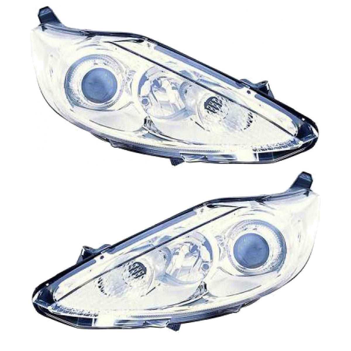 Hauptscheinwerfer SET H1/H7 mit Motor passt für Ford Fiesta VI 08-12