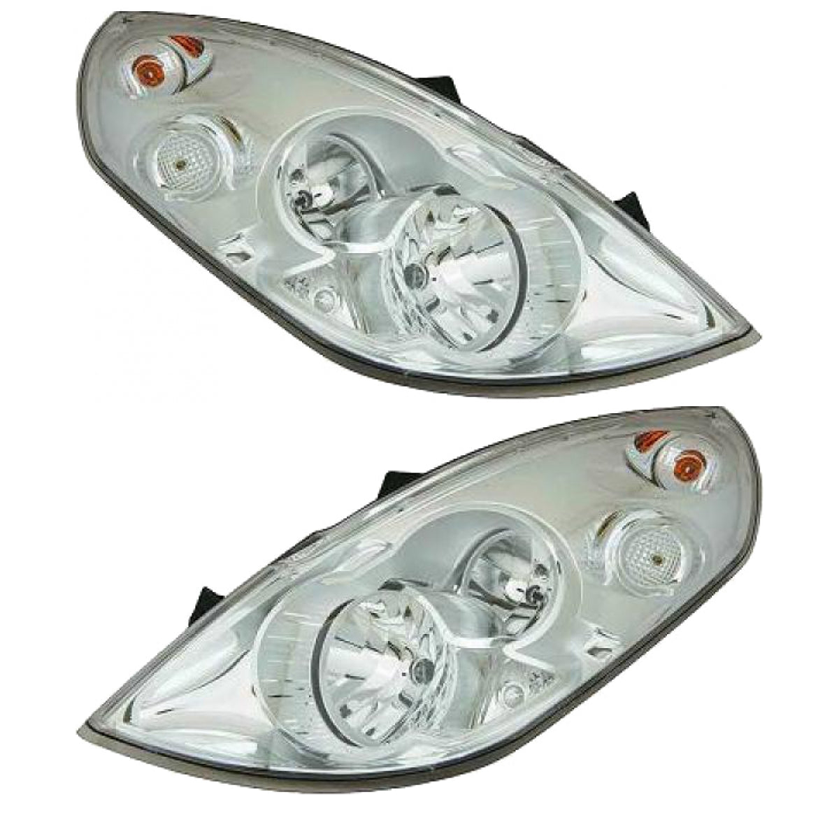 Hauptscheinwerfer SET H7/H1 mit Motor passt für Opel Movano B Kasten 10-14