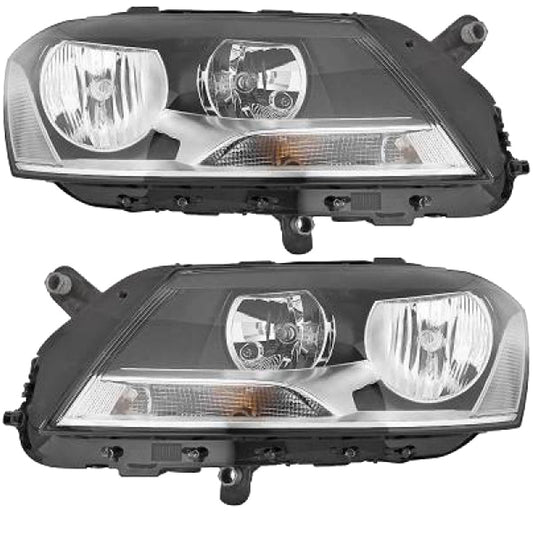 Hauptscheinwerfer SET H7/H7 mit Motor passt für VW Passat Variant 10-14