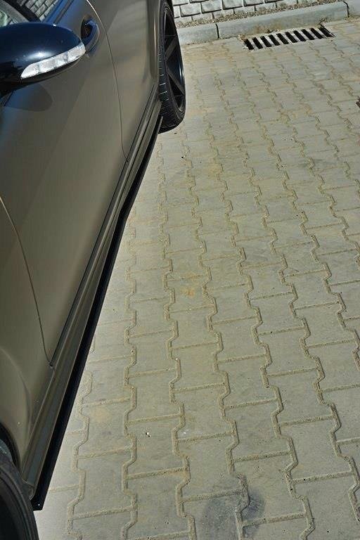 Seitenschweller Ansatz für MERCEDES S-KLASSE W221 AMG LWB Carbon Look