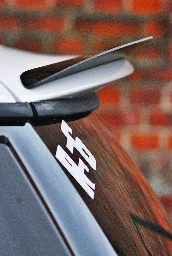 Spoiler CAP für MINI COOPER R56 schwarz matt