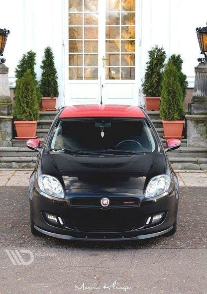Front Ansatz für FIAT BRAVO II schwarz Hochglanz