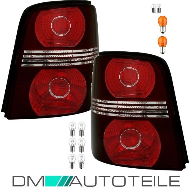 Rückleuchten SET Kirschrot + BIRNEN PAKET XXL passt für VW Touran 1T1 1T2 06-10