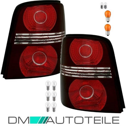 Rückleuchten SET Kirschrot + BIRNEN PAKET XXL passt für VW Touran 1T1 1T2 06-10