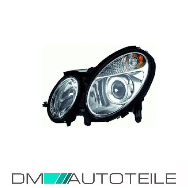 Mercedes W211 Bi-Xenon Scheinwerfer links Hella 02-06 ohne Kurvenlicht D2S/H7