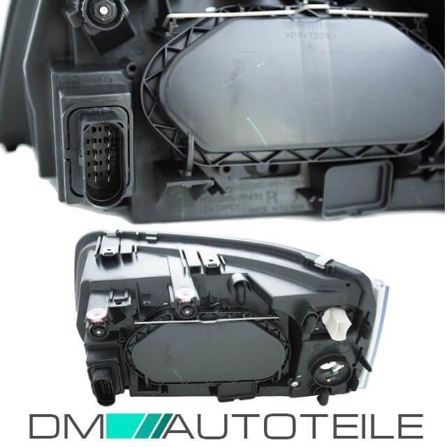 Scheinwerfer Links passt für VW T5 Multivan Transporter H7/H1 Chrom Klarglas