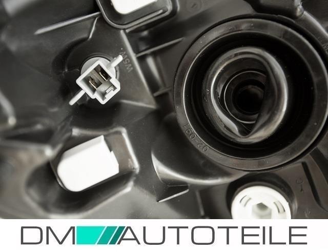 Set Nissan Micra K12 Scheinwerfer rechts & links Chrom Bj 03-07 H4 Fassung