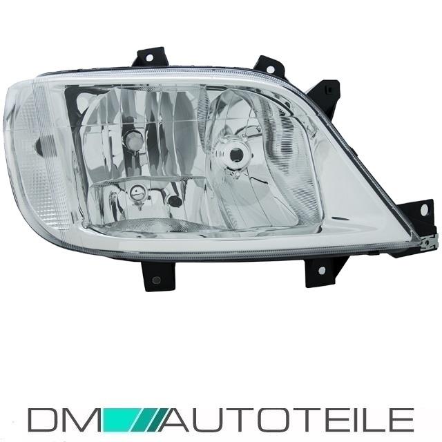 Mercedes Sprinter Scheinwerfer Rechts Facelift ohne Nebel H7/H3 02-06