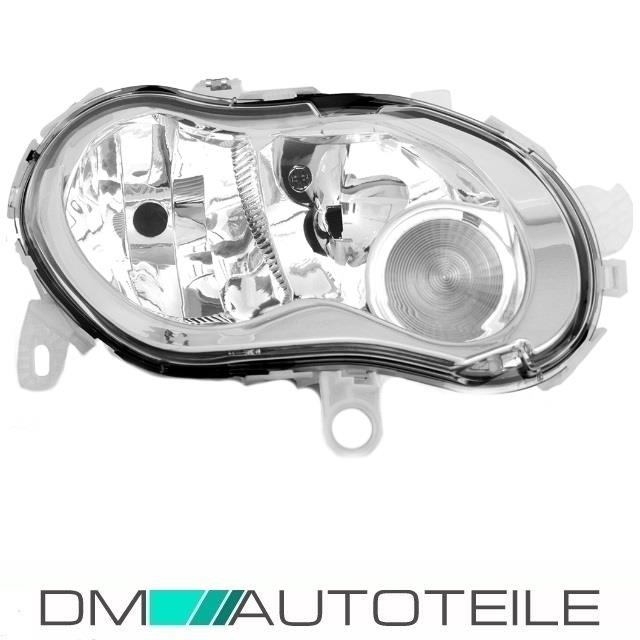 Smart Fortwo Coupe Cabrio Scheinwerfer Rechts 450 H7/H1 inkl. Motor 99-06