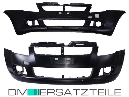 Suzuki Swift III Stoßstange vorne Bj 07-10 für NSW ohne SRA/PDC grundiert Schwarz
