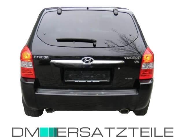 Hyundai Tucson Stoßstange Hinten 04-10 ohne PDC lackierfähig