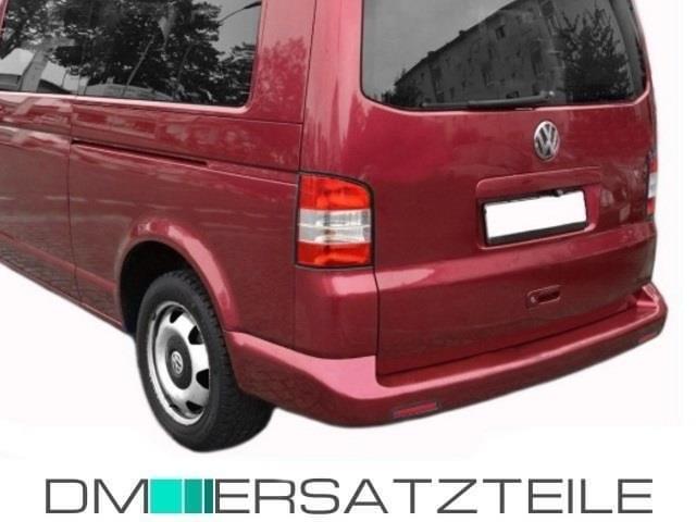 Stoßfänger Stoßstange für VW T5 Transporter hinten 03-12 o.PDC grundiert +Halter