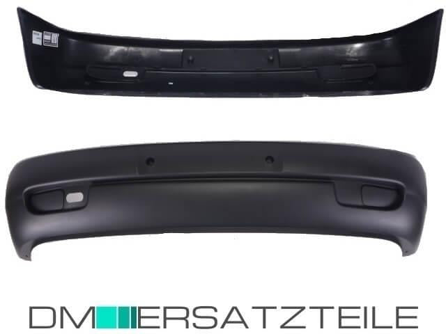 für VW T4 Front Stoßstange vorne kurze Ausführung Schwarz geriffelt Bus Kasten