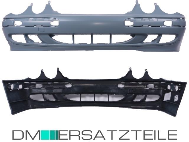 Mercedes E Klasse S210 W210 Stoßstange vorne Mopf Bj 99-02 mit Löcher für Nebel ohne SRA