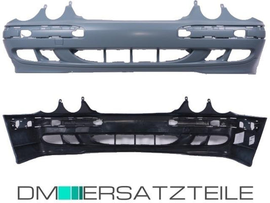 Mercedes E Klasse S210 W210 Stoßstange vorne Mopf Bj 99-02 mit Löcher für Nebel ohne SRA