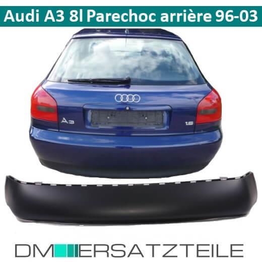 Audi A3 8L 8L1 Stoßstange hinten Bj 96-03 nicht Quattro lackierfähig Schwarz