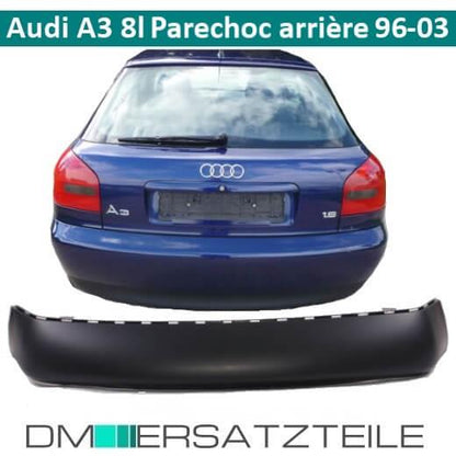 Audi A3 8L 8L1 Stoßstange hinten Bj 96-03 nicht Quattro lackierfähig Schwarz