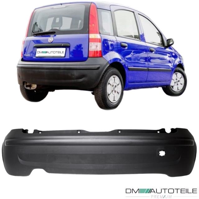 Fiat Panda 169 Stoßstange Hinten Bj 03-12 schwarz mit Zierleisten