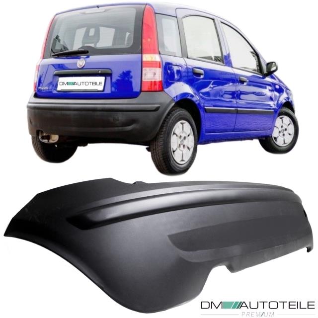 Fiat Panda 169 Stoßstange Hinten Bj 03-12 schwarz mit Zierleisten