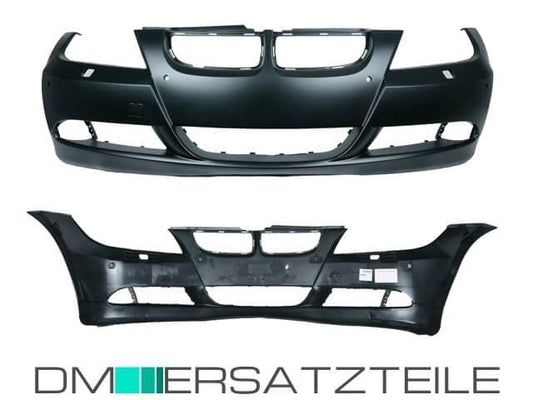 Stoßstange vorne grundiert für SRA / PDC passt für BMW 3er E90 E91 Baujahr 2005-2008 Made in Europe