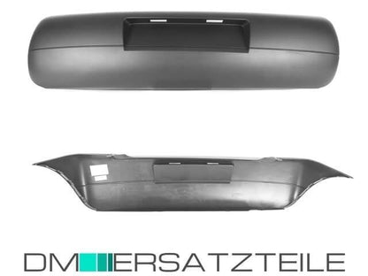 für VW Lupo 6X1 Heck Stoßstange hinten 98- 05 Schwarz ABS PREMIUM WARE