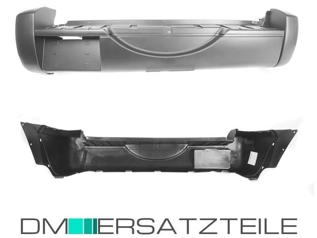 Jeep Cherokee Liberty US Heckstoßstange Bj 02-07 schwarz grundiert