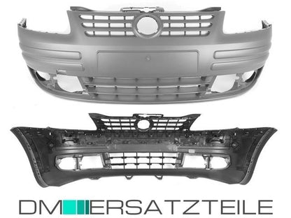 passt für VW Caddy 2K 03-10 Stoßstange  vorn für NSW dunkelgrau rauh geriffelt