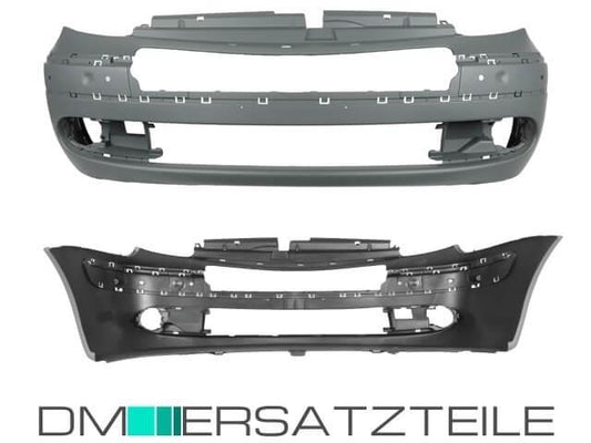 Citoen Xsara Picasso Facelift Stoßstange vorne Bj 04-10 grundiert für Nebelscheinwerfer