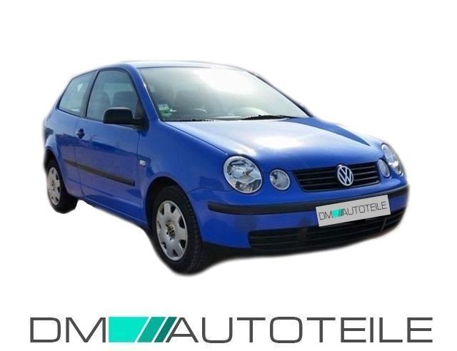 Set 3tlg. Stoßstange vorne + Spoiler unten + Gitter passt für VW Polo 9N 01-05