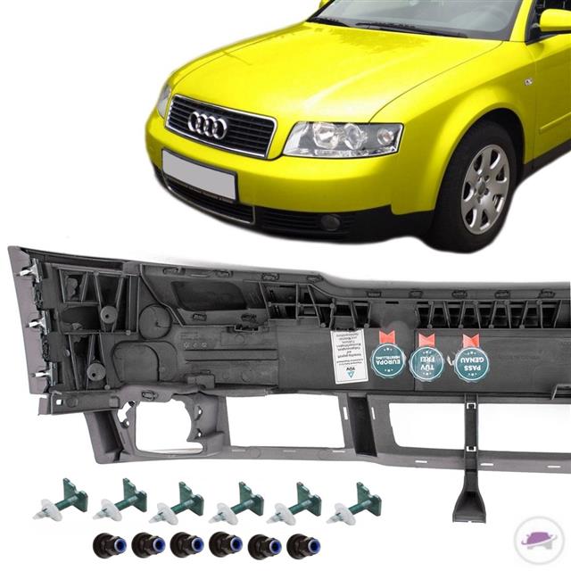 Audi A4 8E B6 Stoßstange vorne 2000-2004 grundiert +MONTAGE SET GEPRÜFTE WARE