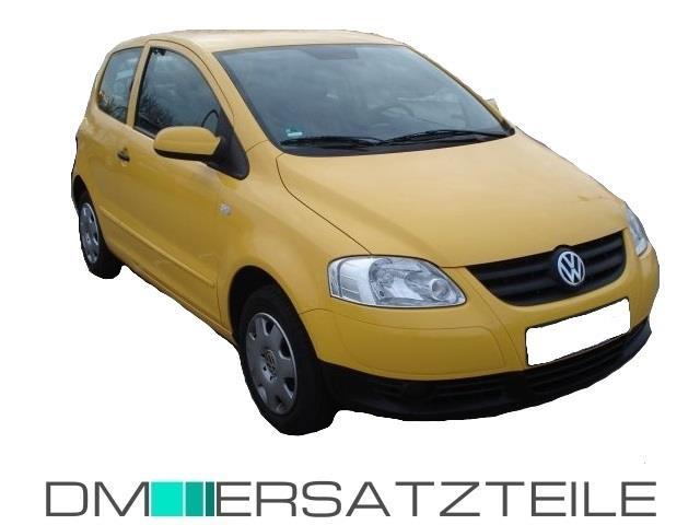 Stoßstange vorne für VW Fox grundiert schwarz ohne NSW Vorbereitung +MONTAGEKIT