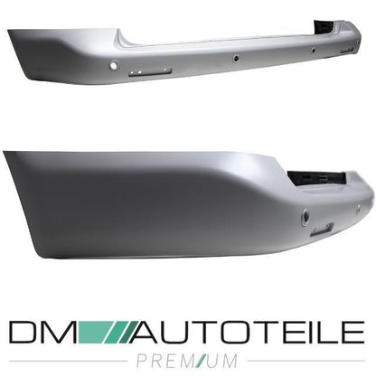 für VW T5 Transporter Multivan Stoßstange hinten PDC grundiert MONTAGEKIT 03-12