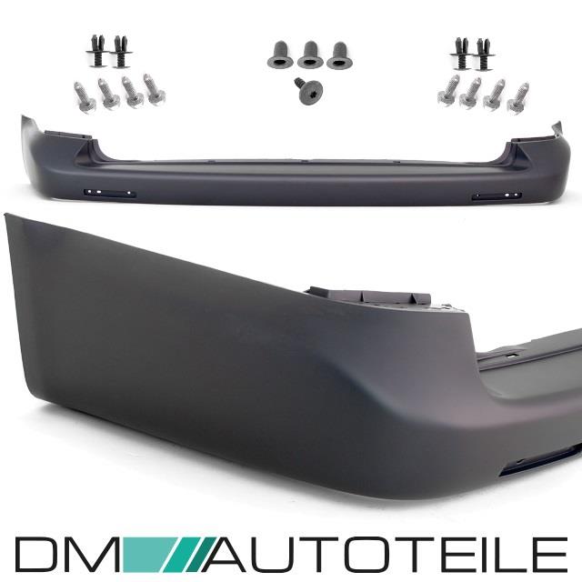 Für VW T5 Transporter Multivan Stoßstange hinten grundiert ohne PDC + MONTAGEKIT