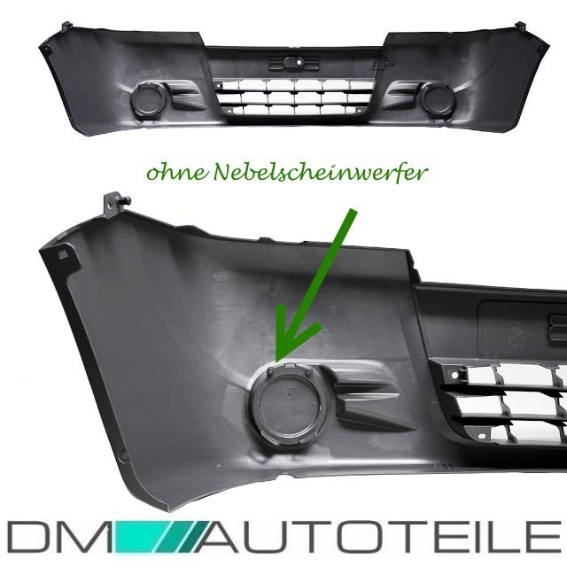 Opel Vivaro F7 Kasten Pritsche Bus Stoßstange vorne Grau genarbt o.Nebel 06-14