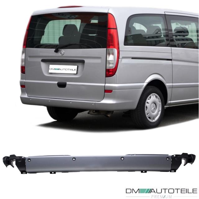Mercedes Vito Viano W639 Stoßstange hinten mittig für PDC lackierfähig 03-10
