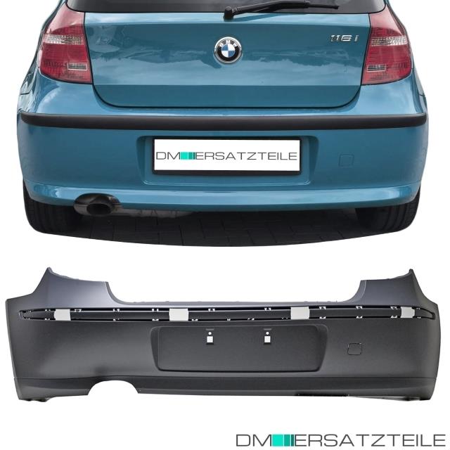 Stoßstange hinten 07-12 grundiert ohne PDC passend für BMW E87 5-Türer Limousine