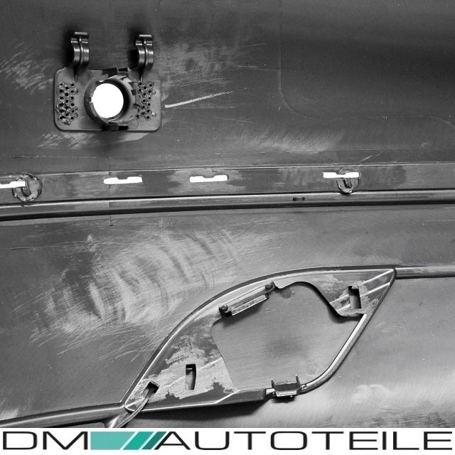 Mercedes C-Klasse W204 Limousine 07-11 Stoßstange hinten grundiert für PDC Elegance / Avantgarde
