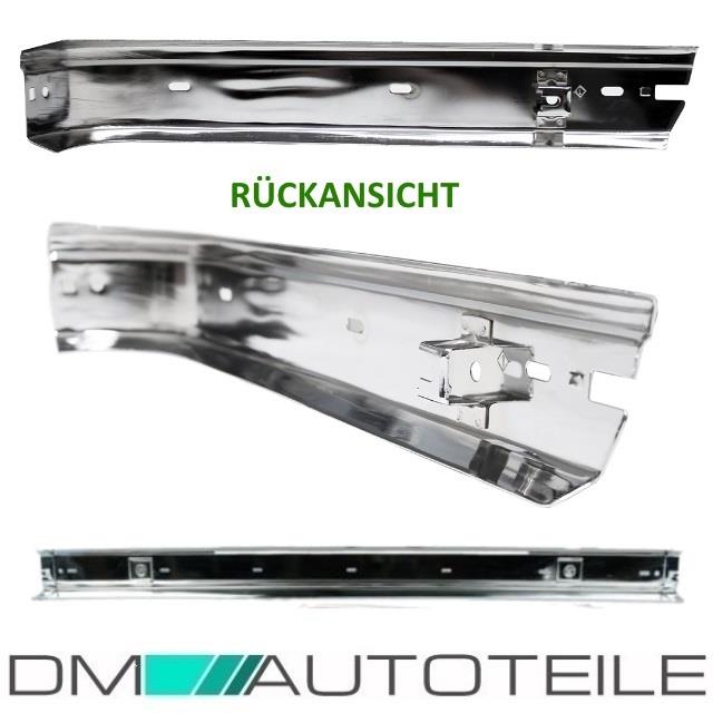 Chrom Stoßstange Hinten Mitte +Ecken LINKS+RECHTS  passt für BMW 3er E30 82-87