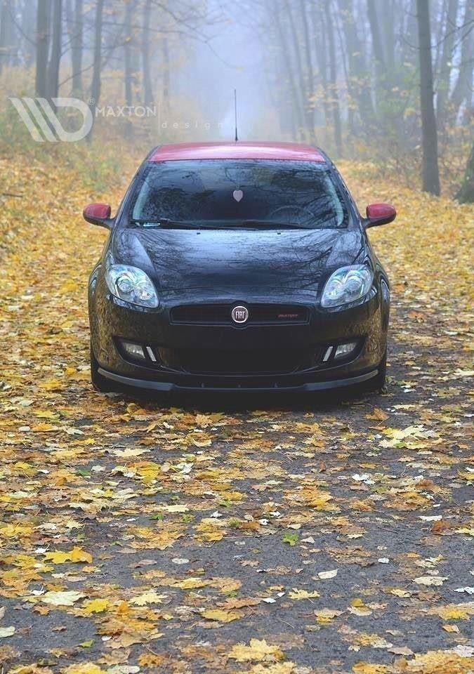 Front Ansatz für FIAT BRAVO II schwarz Hochglanz