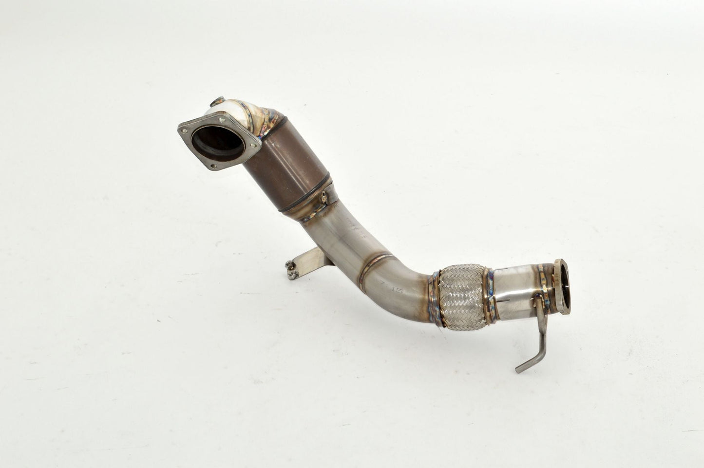 90mm Downpipe mit 200 Zellen HJS Sport-Kat. Hyundai i30 PDE