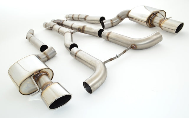 2x90mm Duplex-Rennsportanlage Audi RS6 4F Quattro